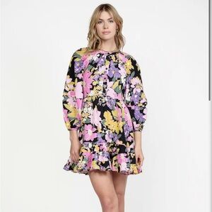 Current Air VINTAGE FLORAL TIERED MINI DRESS - NWT‎
